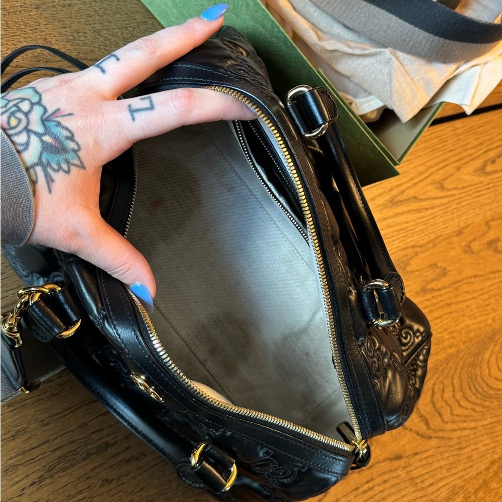 Gucci GG Matelass Black Quilted Leather Handbag medium - Picture 7 of 14